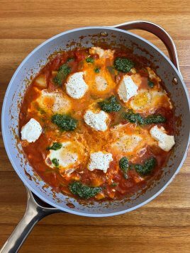 Zucchini Potato and Egg Stew
