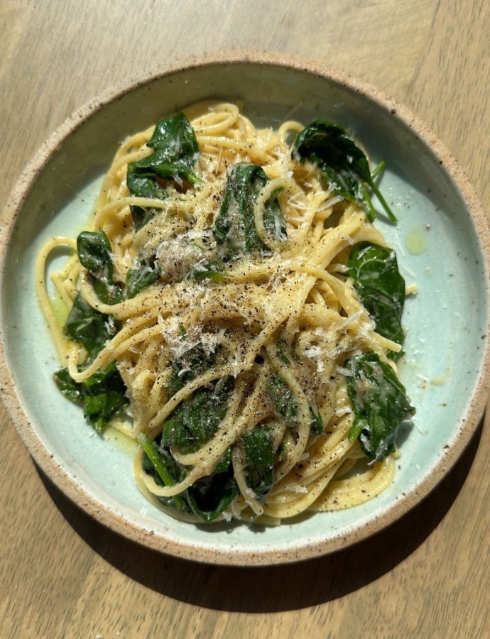 Buttery, Cheesy, Noodles with Anchovies